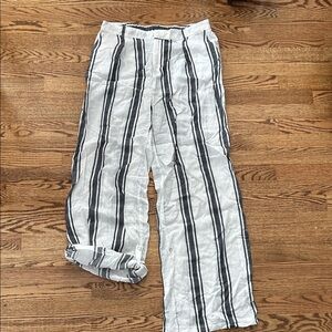 Fig Striped Black and White Women’s Pants